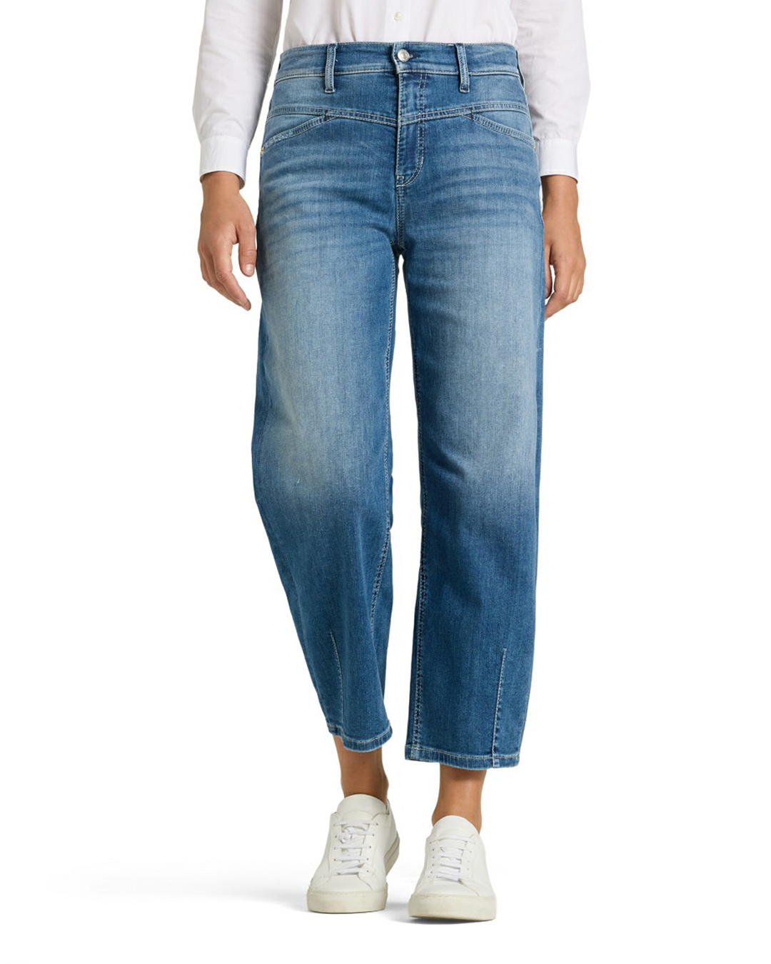 Barreljeans Elin cropped authentic denim