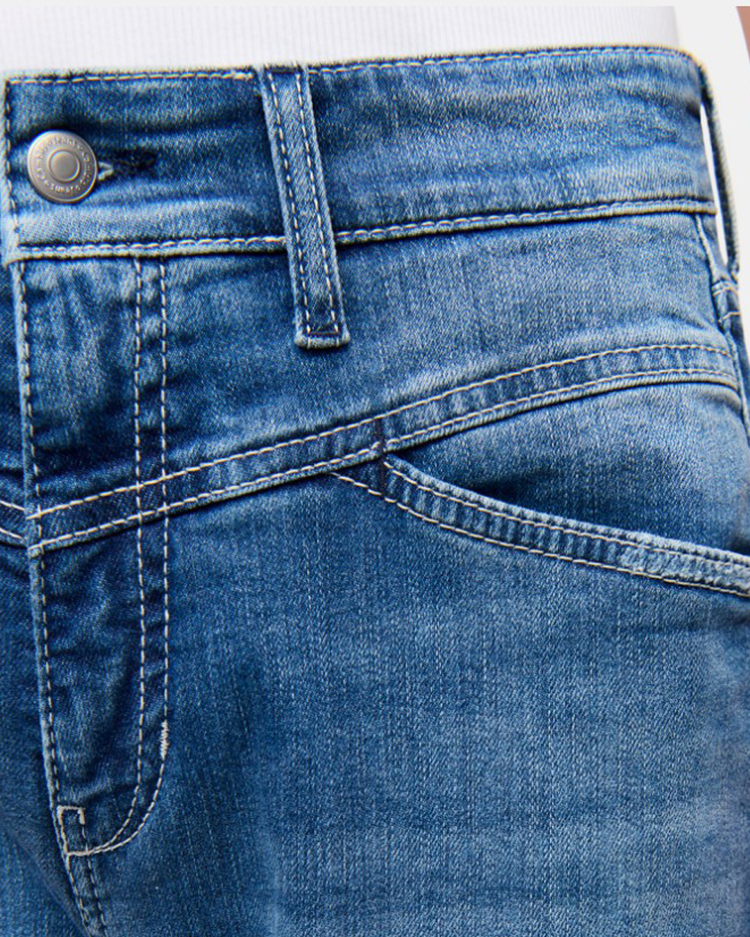 Barreljeans Elin cropped authentic denim - 3