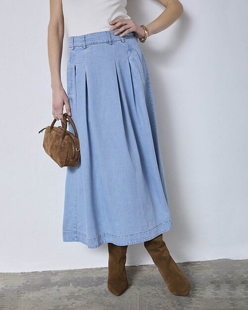 Kjol Anya Tilly ljus denim