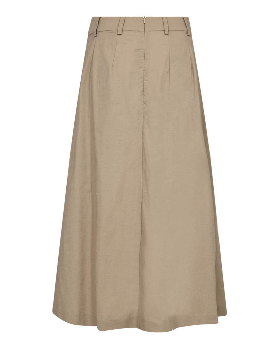 Kjol Anya Leila linneblandning beige - 5