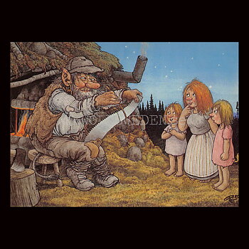 SÅGSPELARCHARMÖREN No: 21 - Trollkort Rolf Lidberg Vykort A6 - 916