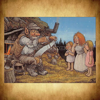 SÅGSPELARCHARMÖREN No: 21 - Trollkort Rolf Lidberg Vykort A6 - 916