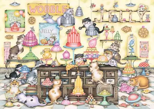 Crazy Cats Jelly Jamboree, 1000 Bitar Ravensburger