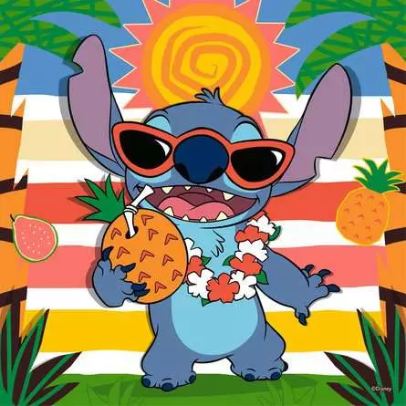 Lilo & Stitch Aloha, 3 x 49 Bitar Ravensburger - 4