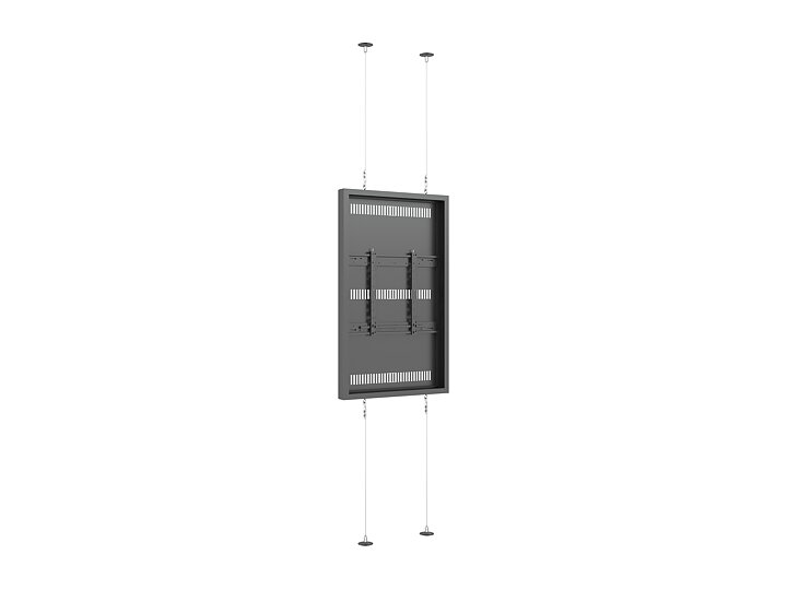 M Pro Series Enclosure 55" High Brightness Wire Floor to Ceiling Medium Black