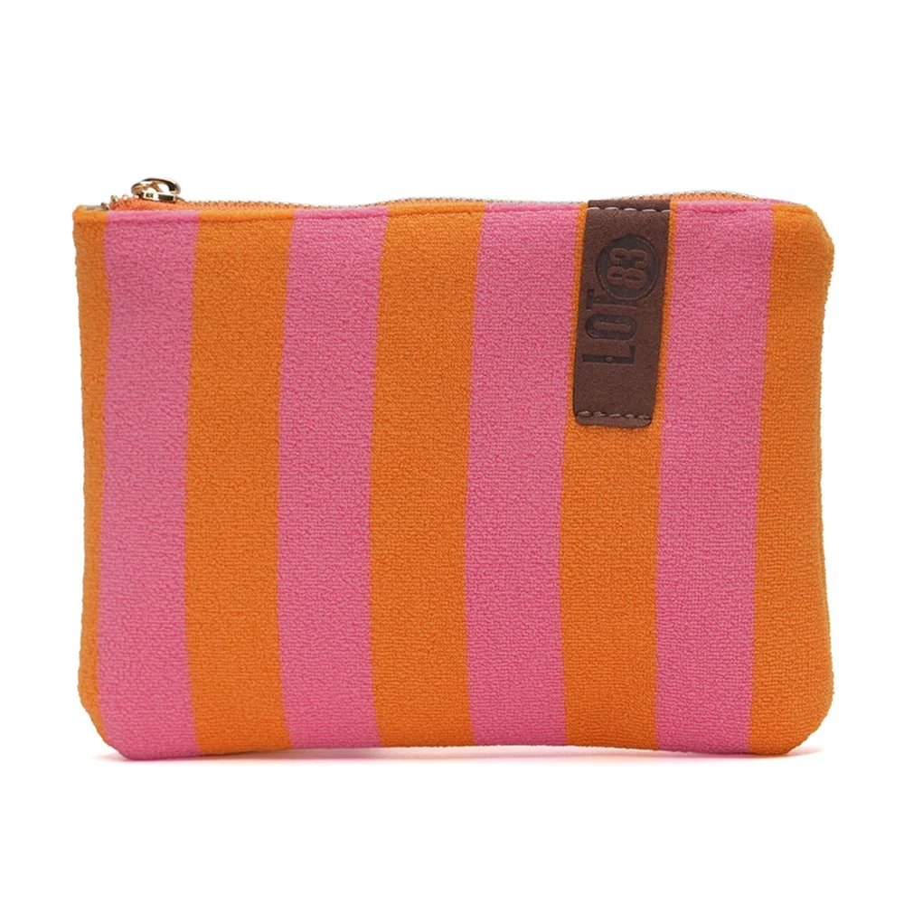 Pouch small orange/pink