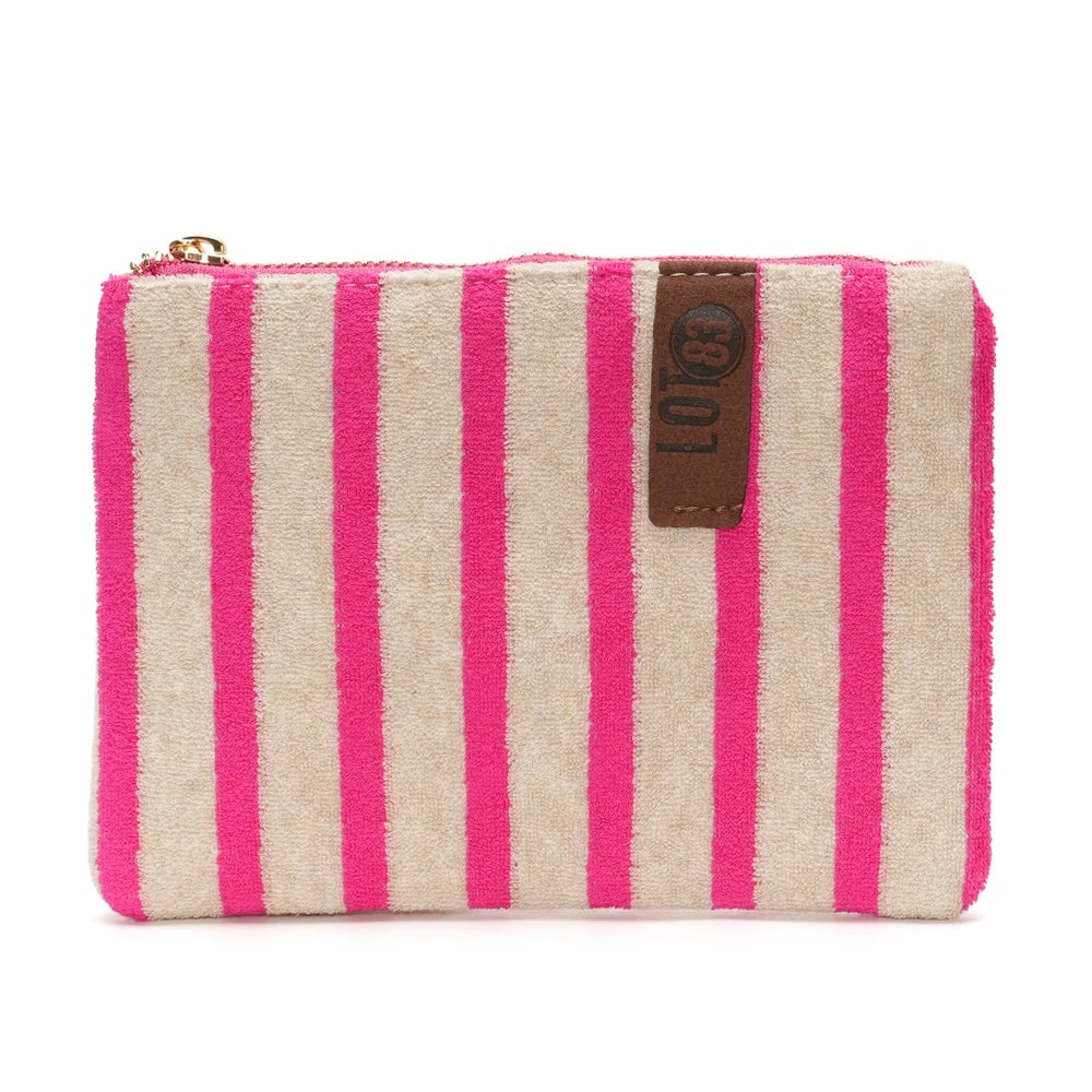 Pouch small pink/sand