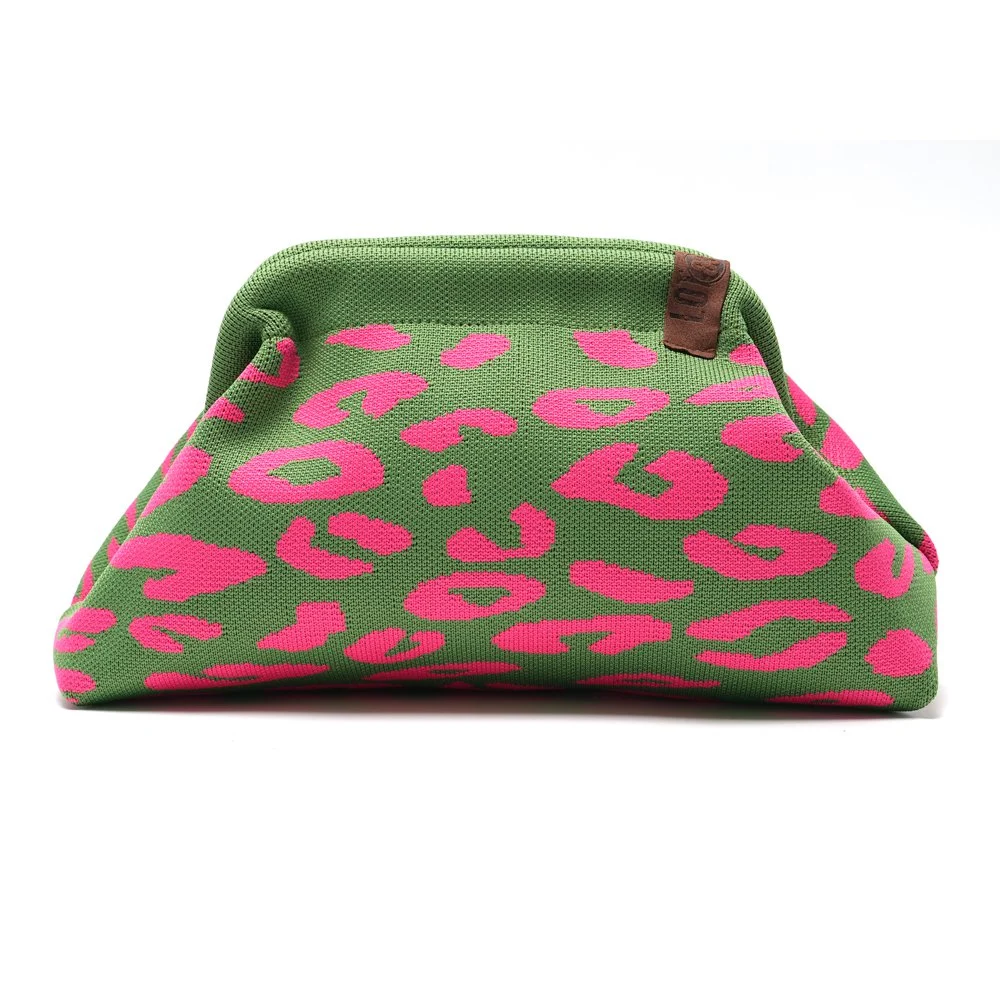 Clutch green/pink