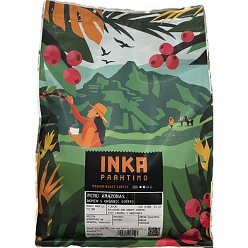 Kahvi Inka Peru Amazonas papu 1 kg