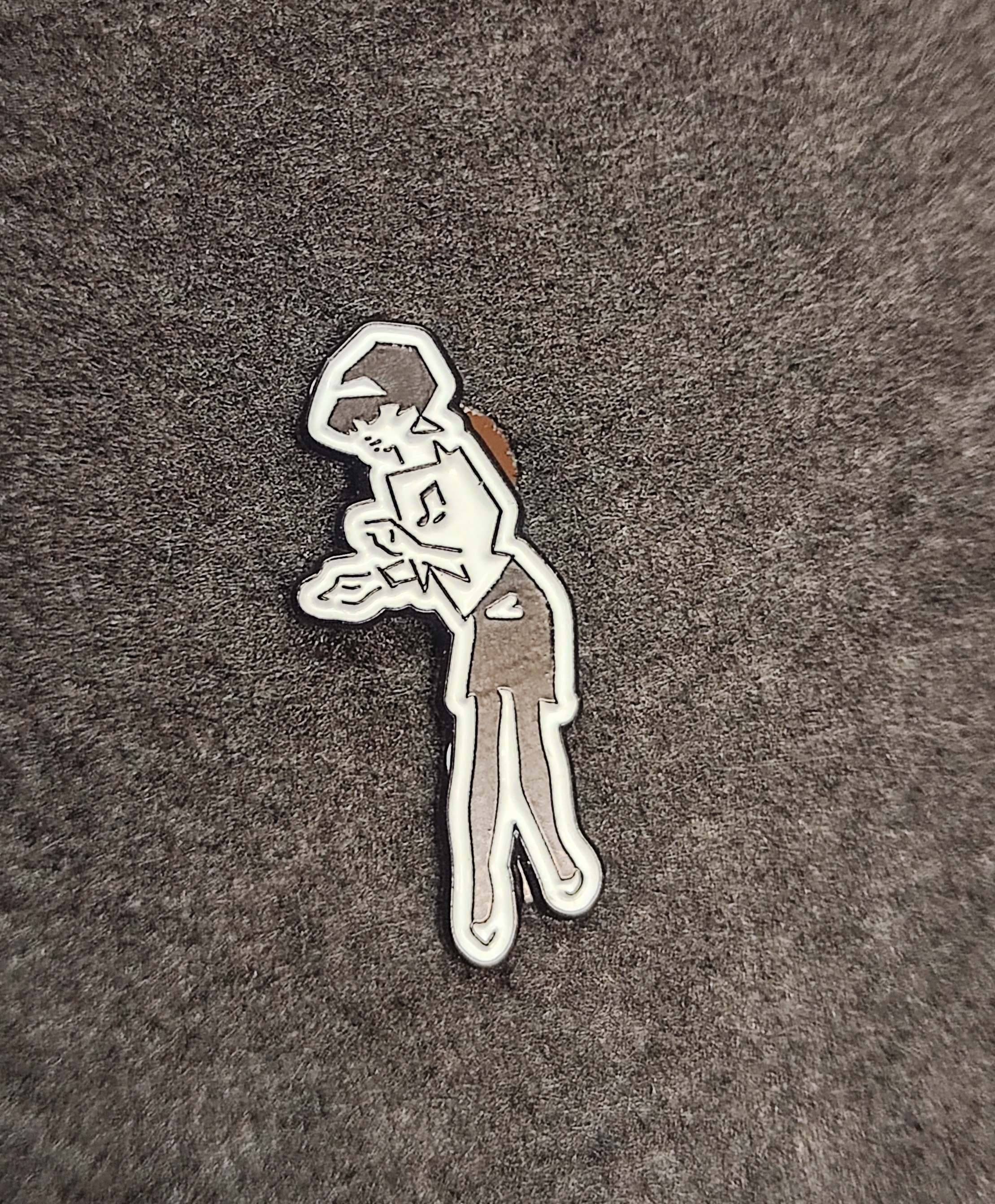 2 tone Girl - Metallpin