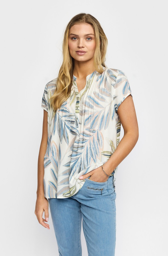 Bloome Blouse - Leaf Mix - 2-Biz