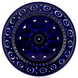 Ulla Procopé (Valencia 1960) Plate with Dark Blue Decor  [Sample Images] 18 cm 