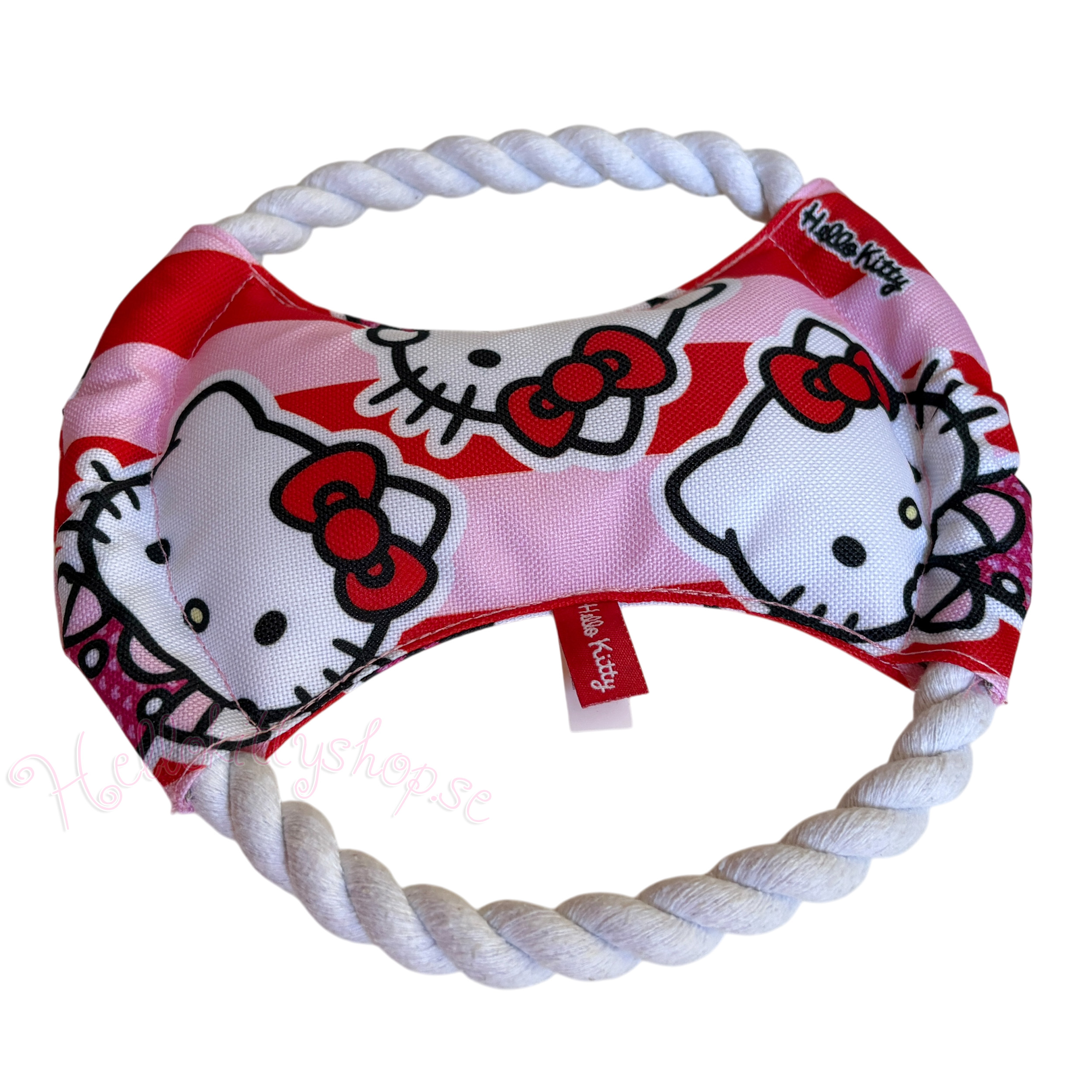Hello Kitty 3-delat Rosa Set för Hundar -  Matskål, Repleksak och Boll - 3