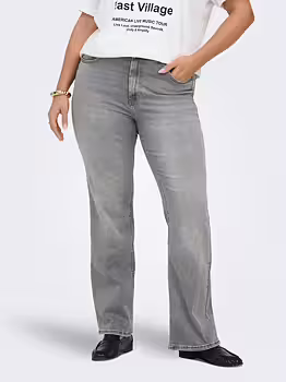 CARWILLY grå flared jeans