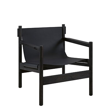 Jordan loungefåtölj i Matt Black Taupe – Artwood