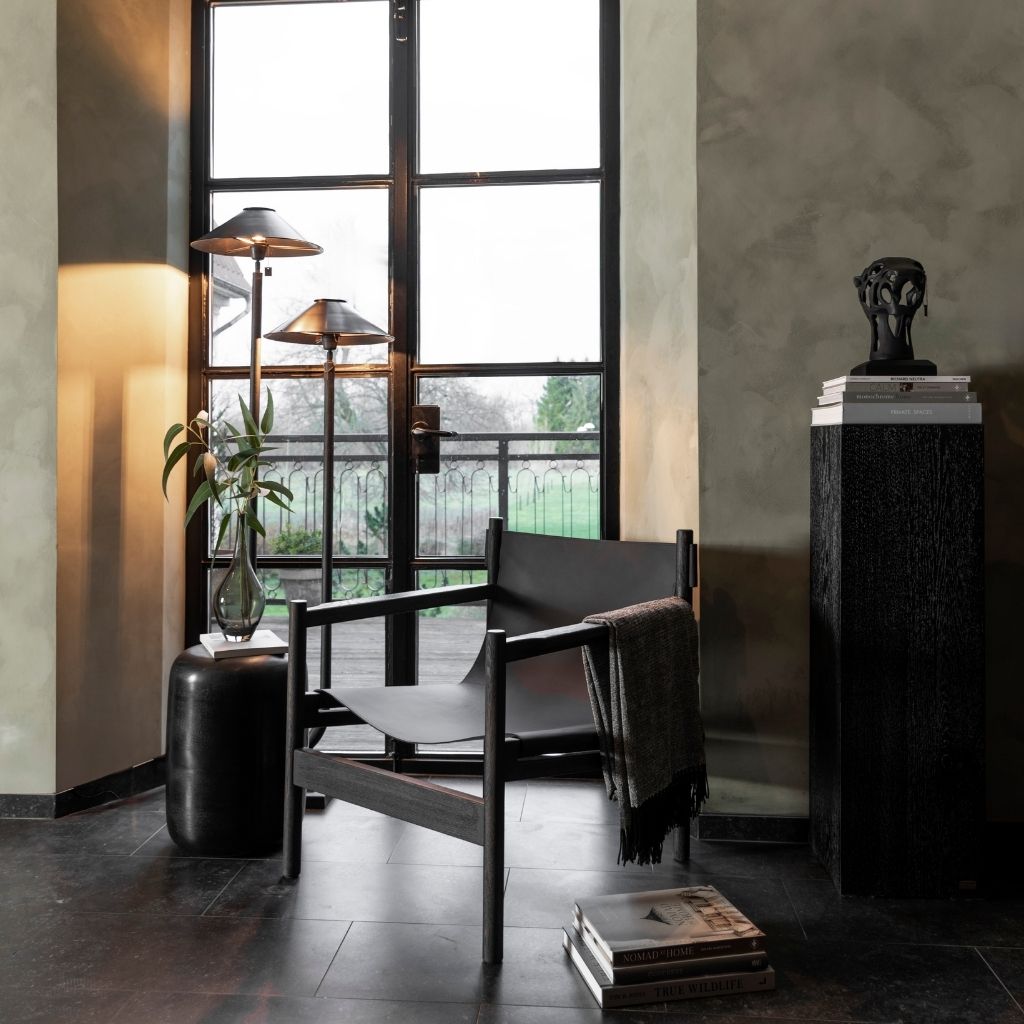 Jordan loungefåtölj i Matt Black Taupe – Artwood - 3