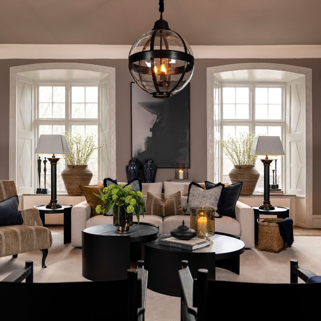 Jordan loungefåtölj i Matt Black Taupe – Artwood - 4