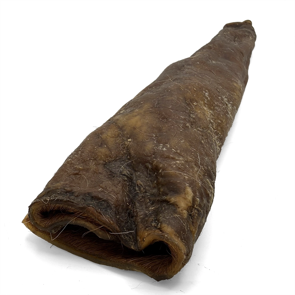 Hårigt tuggben av svensk nötkreatur med kopälsen kvar Monster XXL 60 cm
