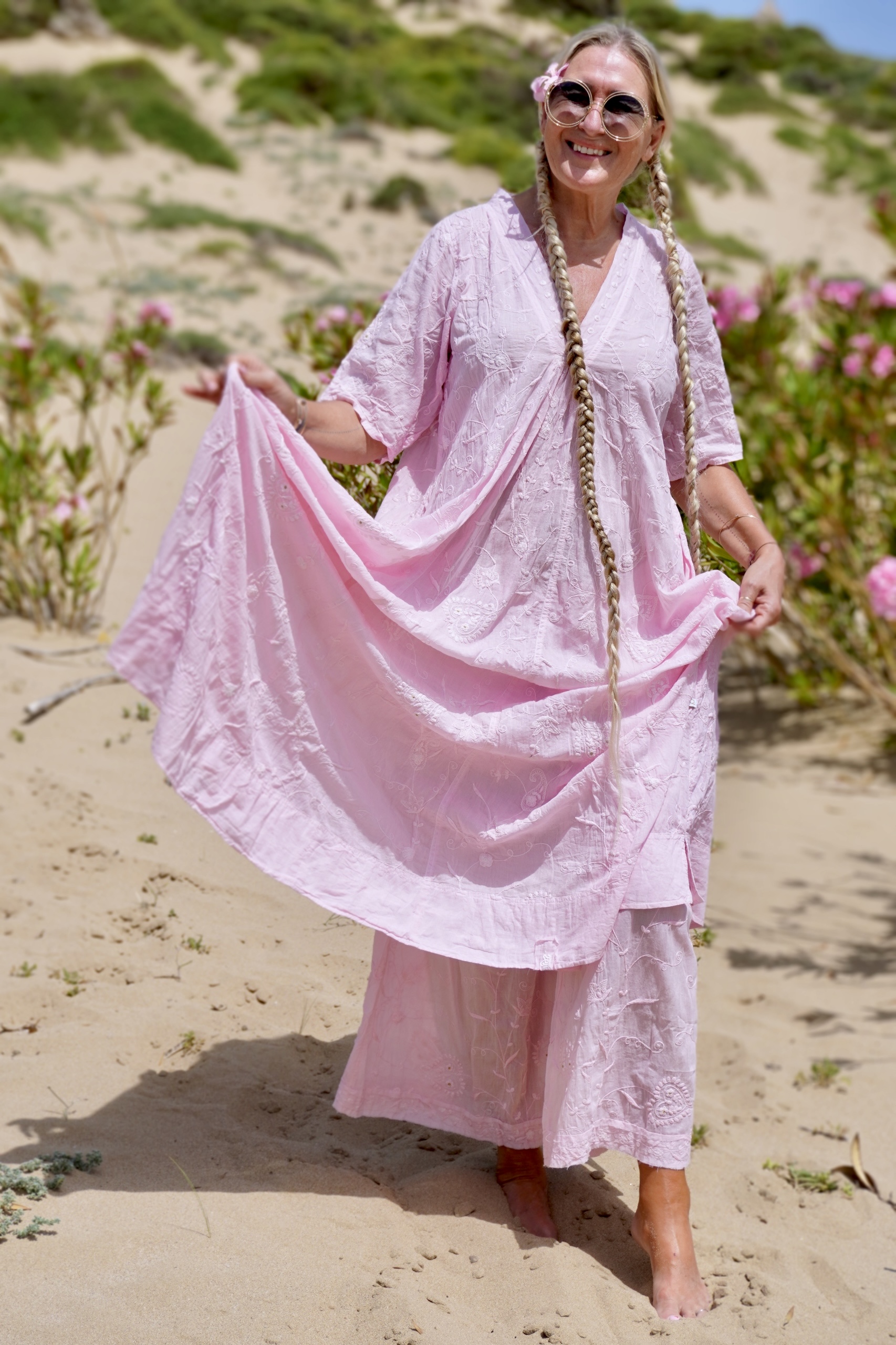 ANITA COTTON PANT IBIZA PINK  - 4