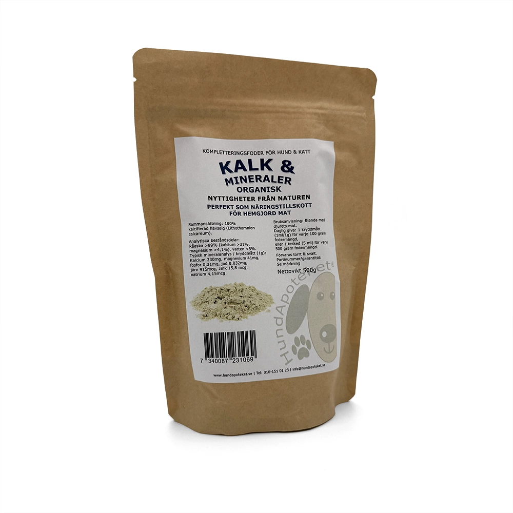 Organic lime & minerals for dogs