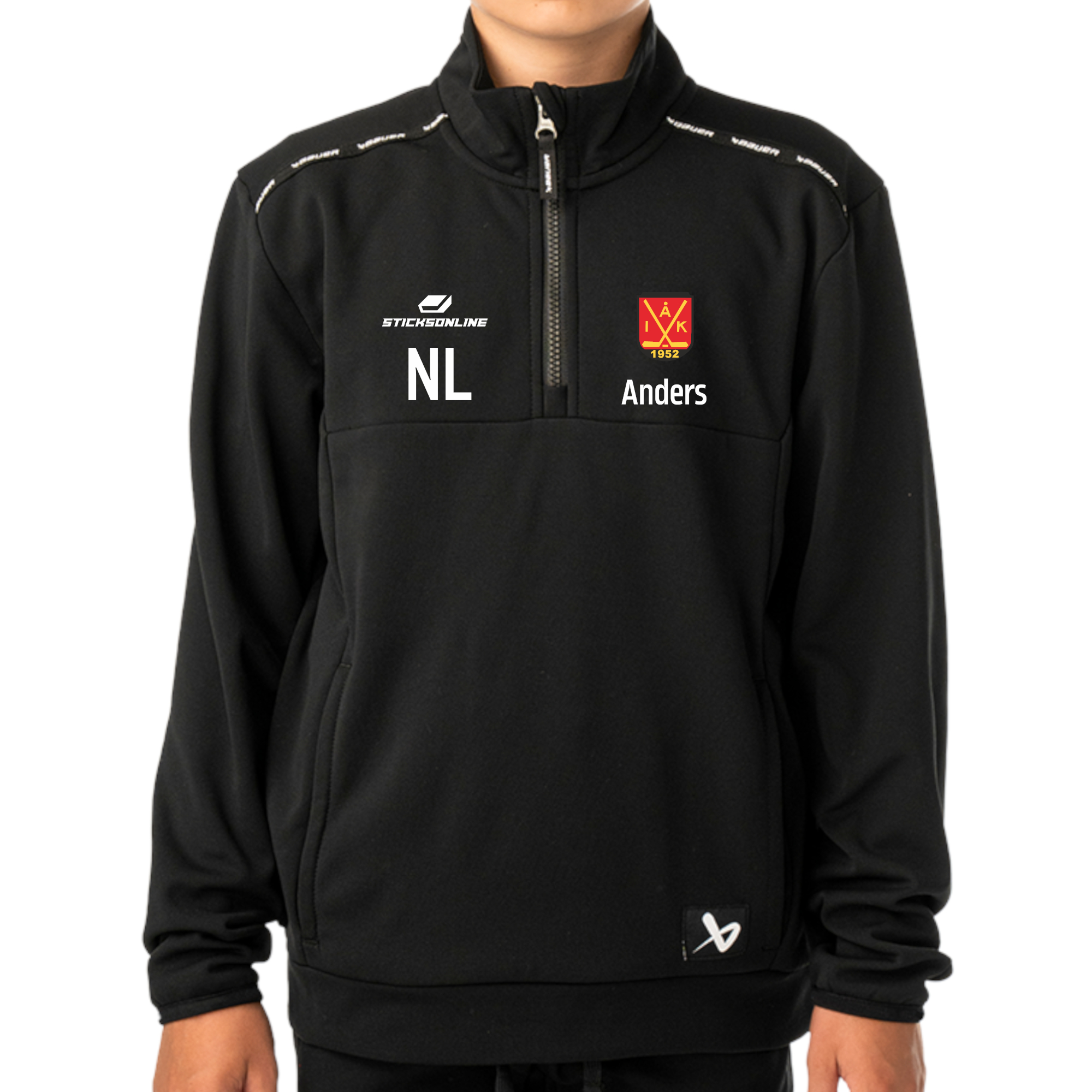 S26 Bauer Team Jogging 1/2 Zip Tröja Junior (Ånge IK)