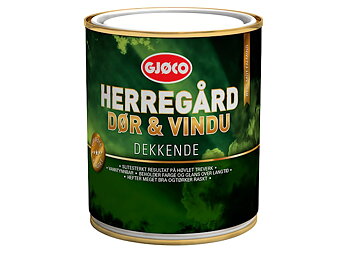 Gjøco Herregård Dörr och Fönster Bas Vit 0,68L