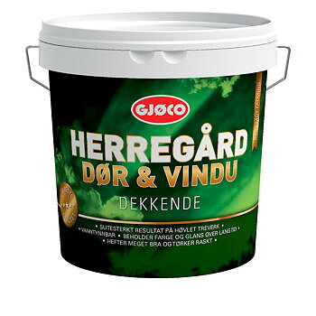 Gjøco Herregård Dörr och Fönster Bas Vit 2.7L