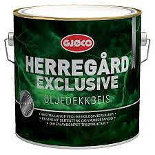 Gjøco Herregård Exclusive Oljedekkbeis Base Vit 2.7L