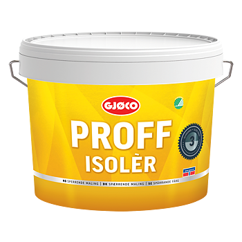 Gjøco Proff Isolér Spärrgrund 3 Vit 9L
