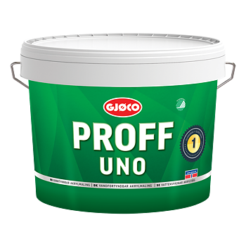 Gjøco Proff Uno 5 Base Vit 9L