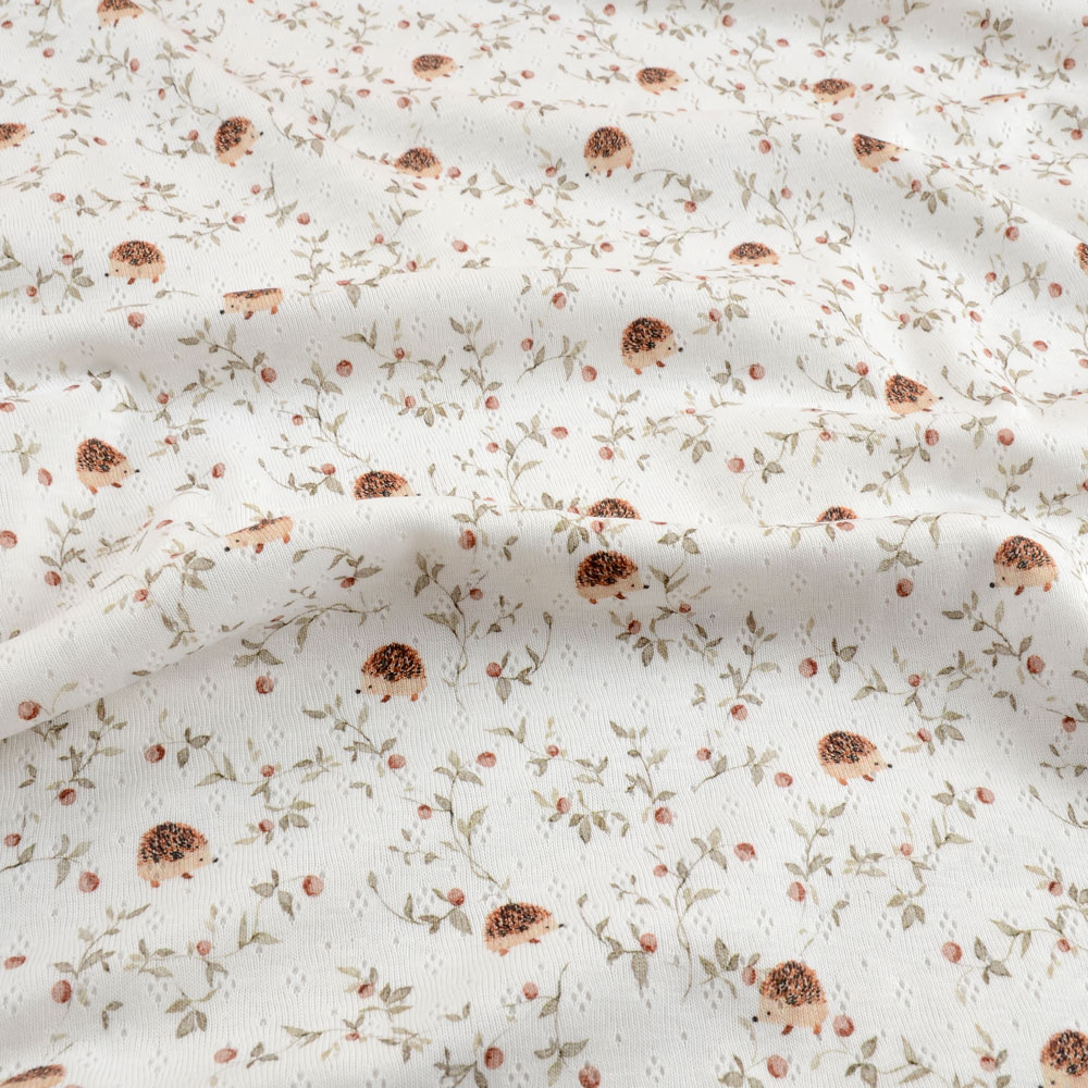 MINI HEDGEHOG - POINTELLE JERSEY