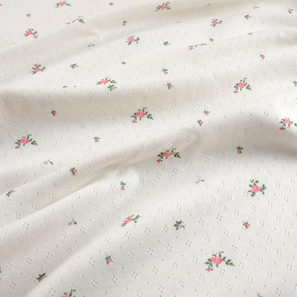 MINI ROSES - POINTELLE JERSEY - 2