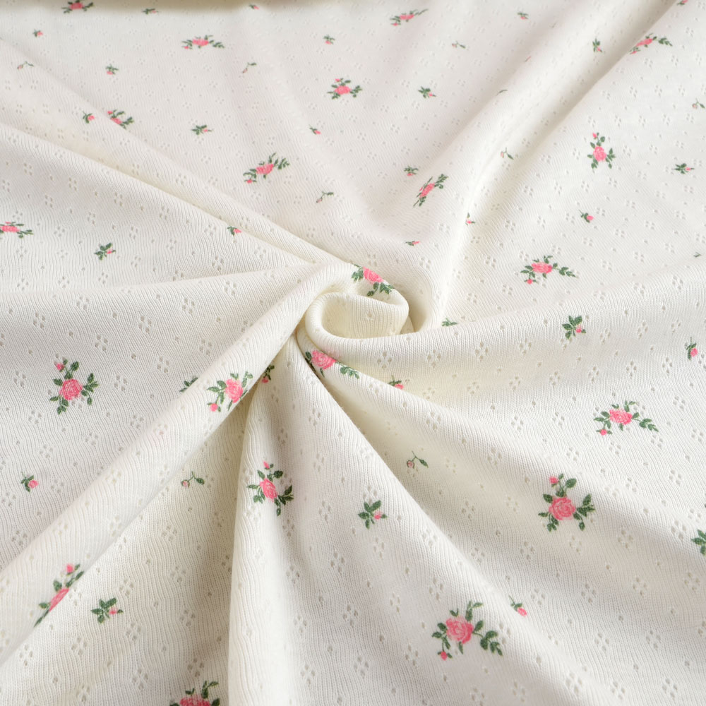 MINI ROSES - POINTELLE JERSEY