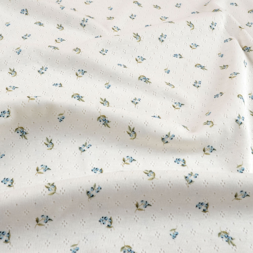 BLUEBERRIES - POINTELLE JERSEY - 2