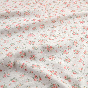 PINK ROSES - POINTELLE JERSEY