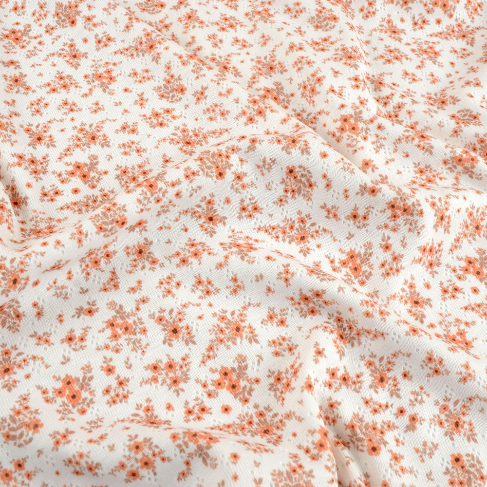 RUSTY FLORALS - POINTELLE JERSEY - 2