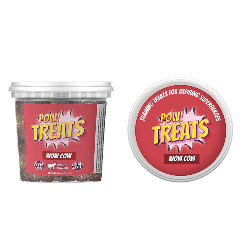 POW treats Wow Cow hundgodis monoprotein ko nötkreatur