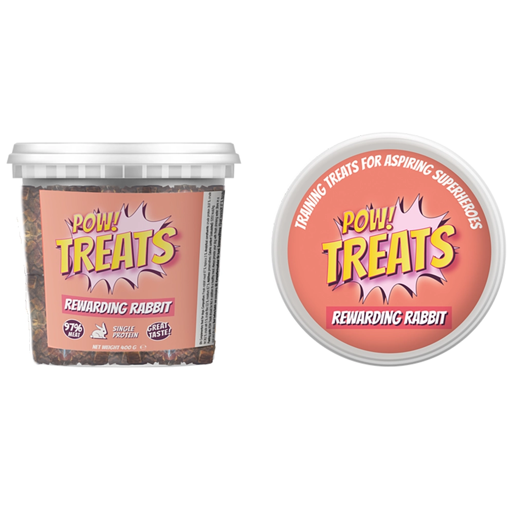 POW treats rewarding rabbit hundgodis av kanin belöningsgodis till hund 
