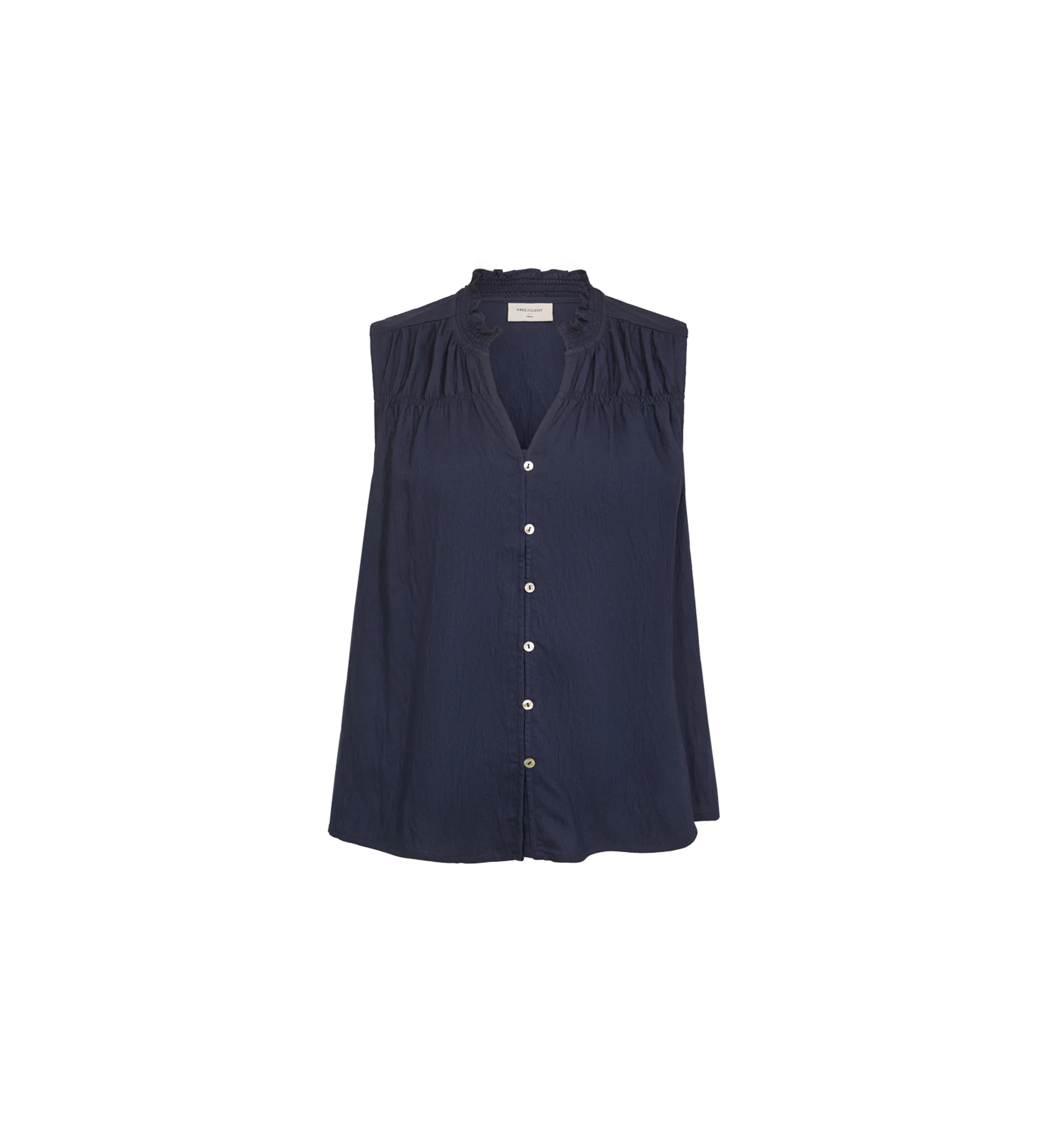 FREE/QUENT Esally Blouse Navy