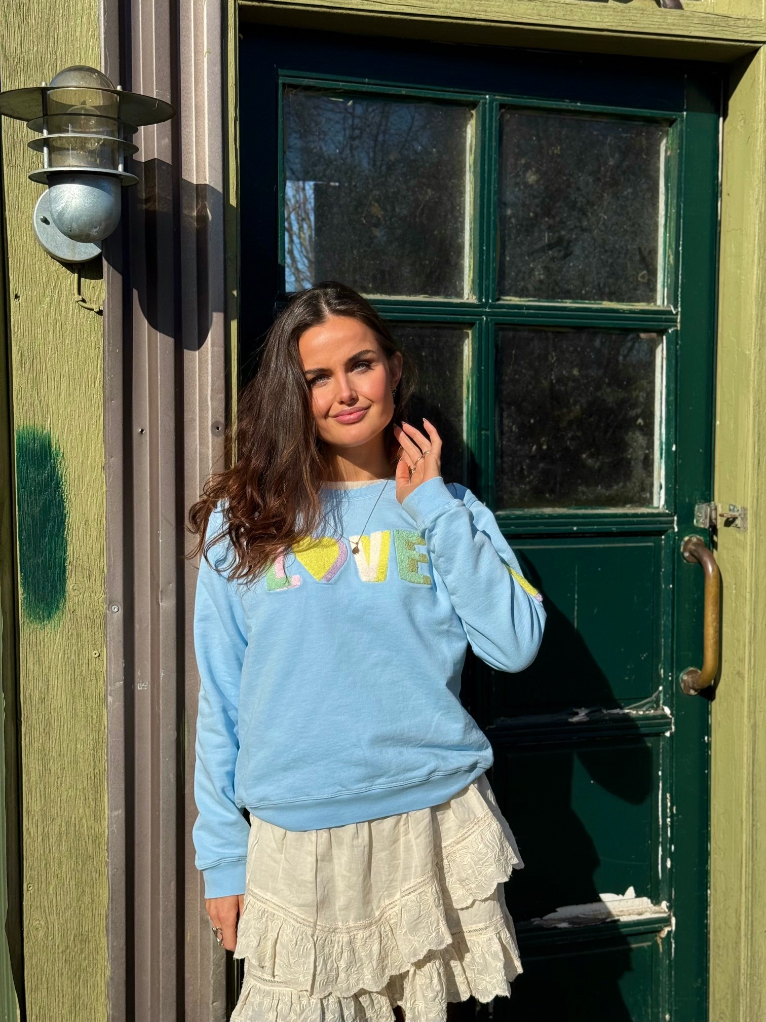 Is-LOVE multi HEAVEN sweat shirt - 5