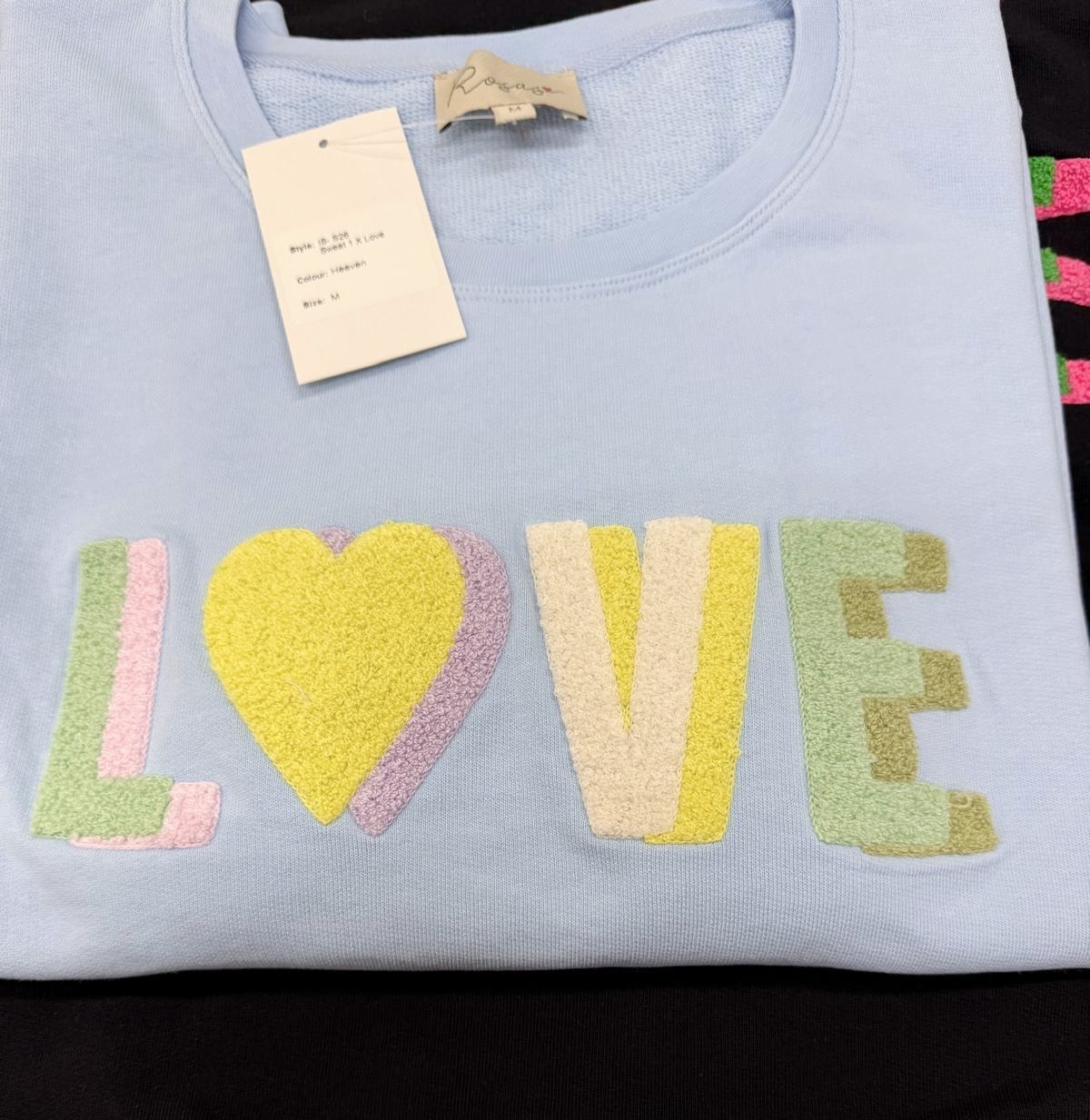 Is-LOVE multi HEAVEN sweat shirt - 4