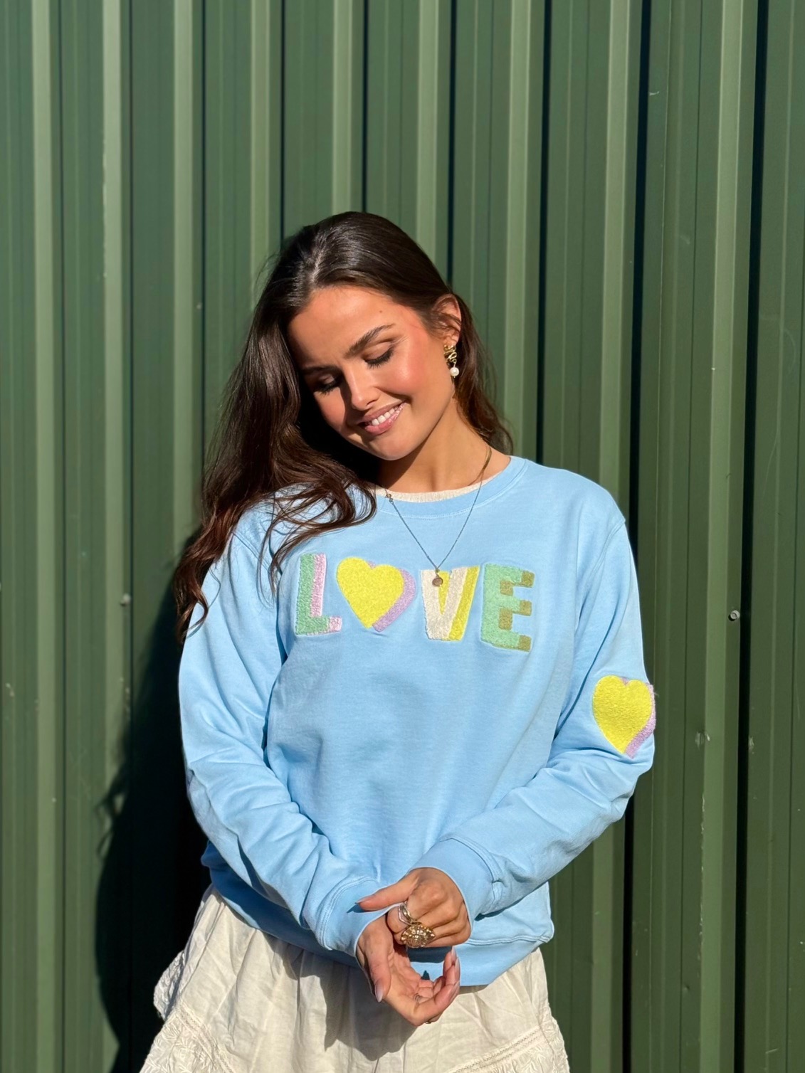 Is-LOVE multi HEAVEN sweat shirt - 8