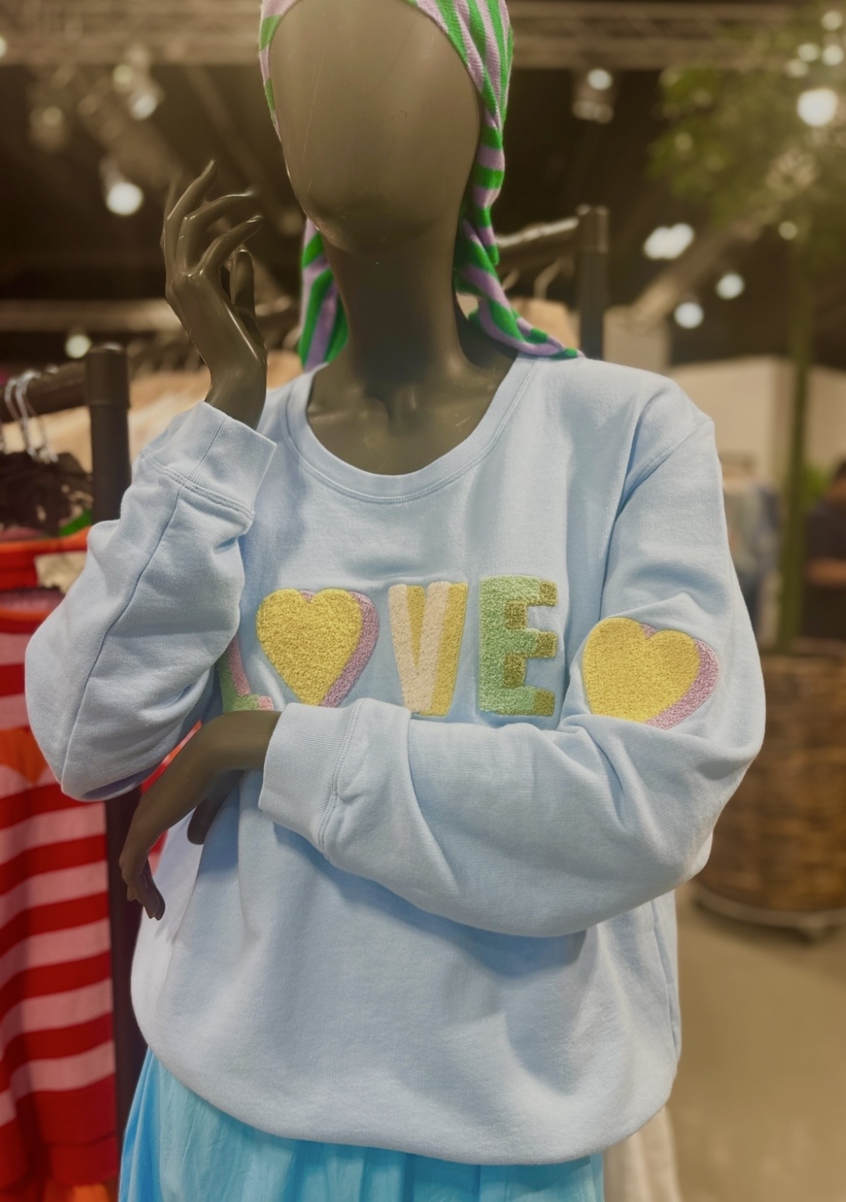 Is-LOVE multi HEAVEN sweat shirt - 3