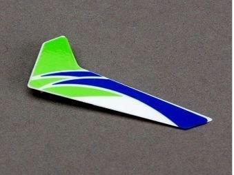 BLADE Green Vertical Fin with Decal: mCP X