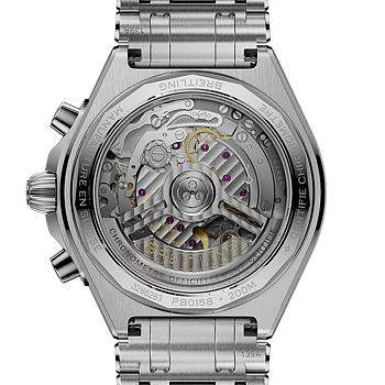 Breitling  PB0158101C1A1 Chronomat B01 42 isblå baksida