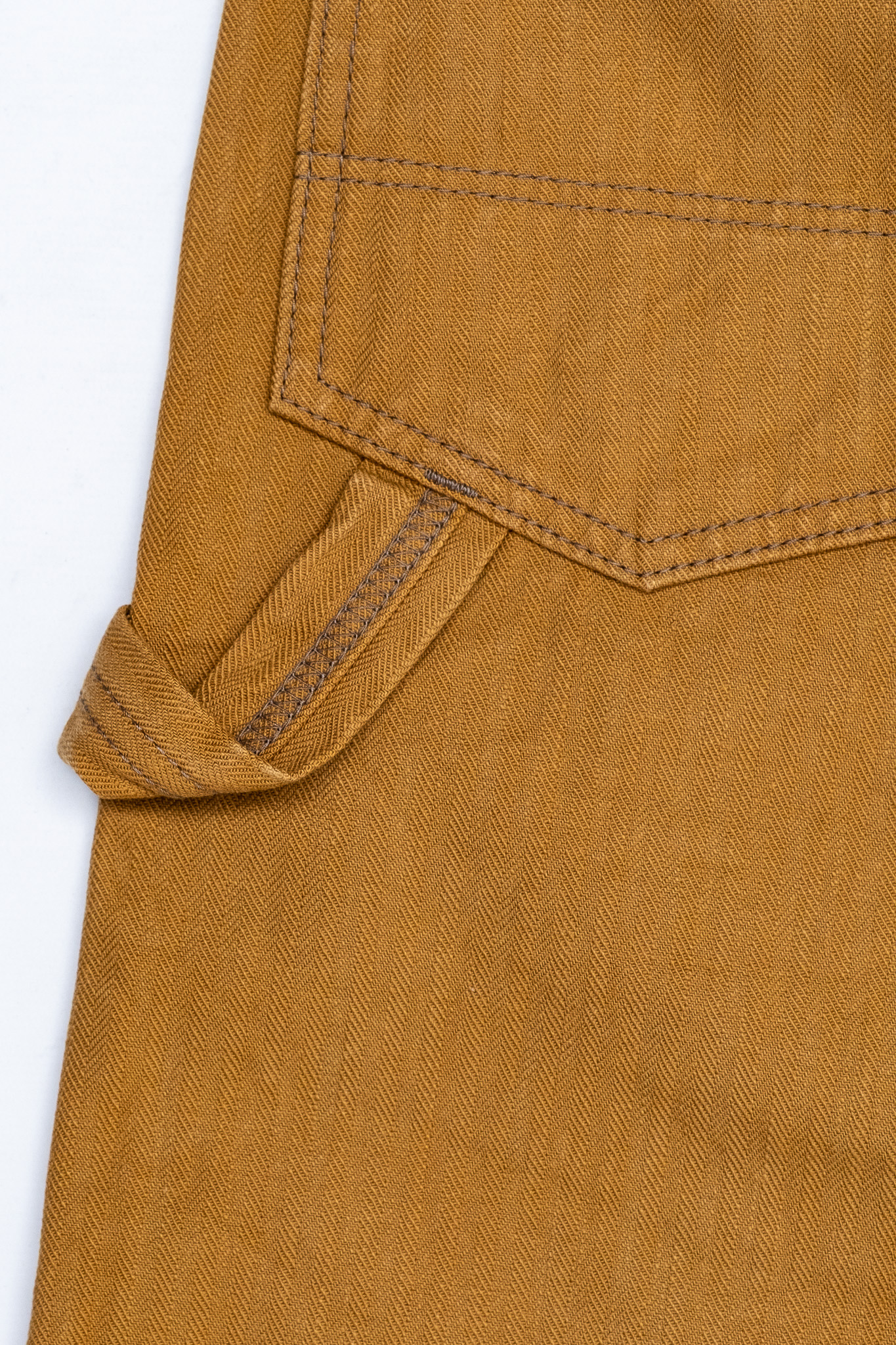 Iron Heart - IH-831-BRN 10.5oz Herringbone Painter’s Pants Brown - 10