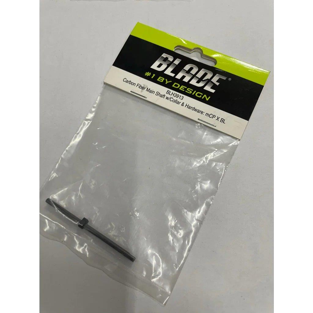 BLADE Carbon Fiber Main Shaft w/Collar & Hardware mCP X BL