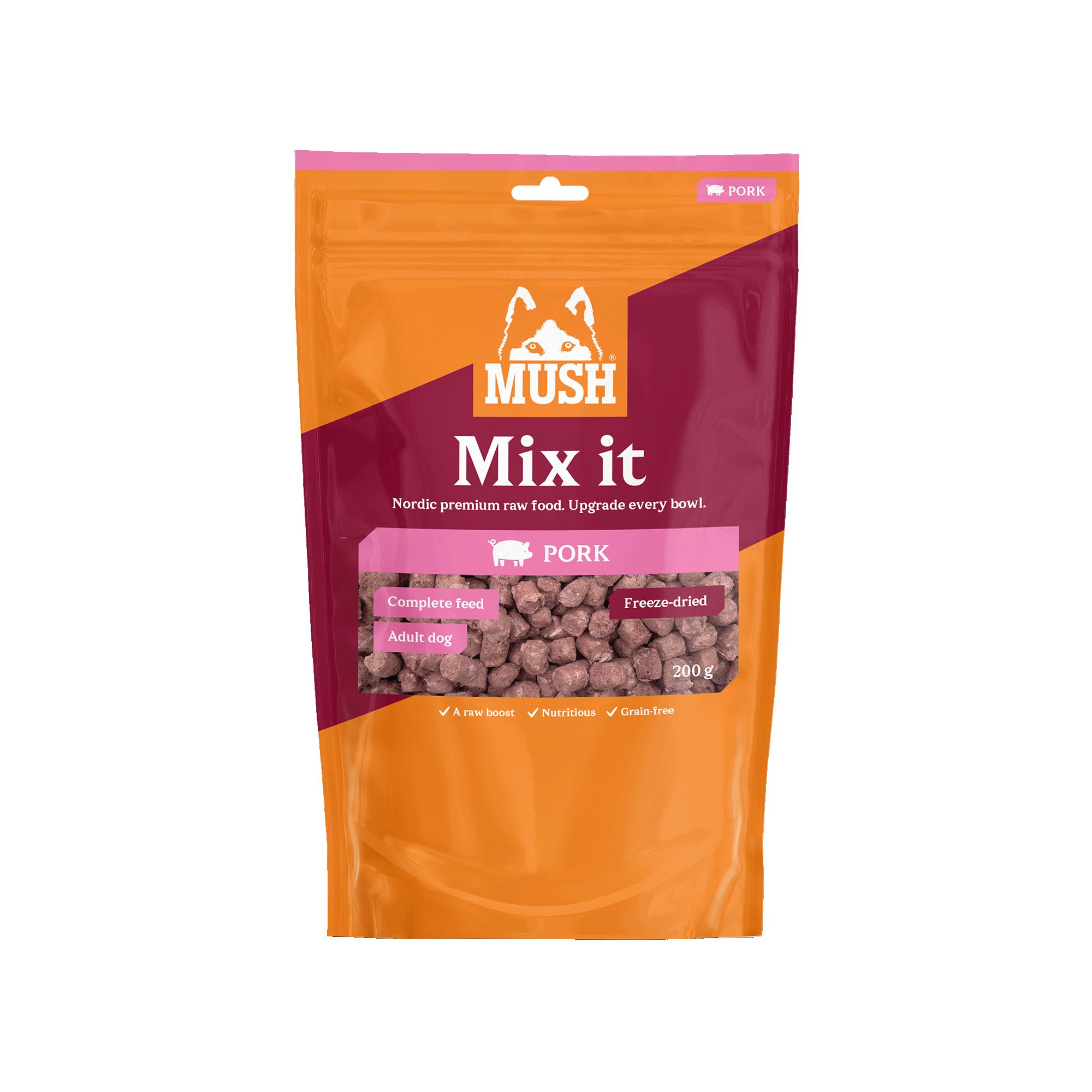 MUSH Mix it Frystorkat Gris 200 g