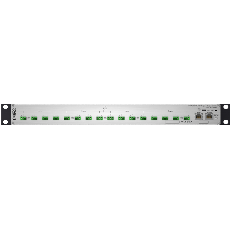 Sonifex - AVN-AESIO8 - Ravenna, Terminal - 3