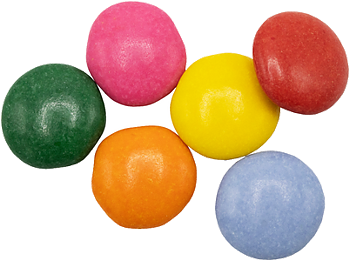 Regenbogen-Linsen - Regenbogen-Bonbons
